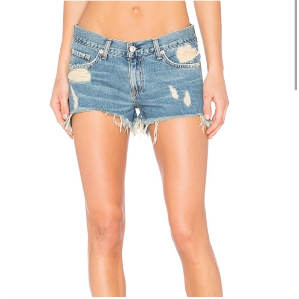 NWOT Rag & Bone Washed Denim Shorts